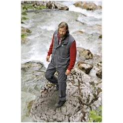 Trekking Weste HELMBOT Dunkelgrau -Warme Kleidung server 1764