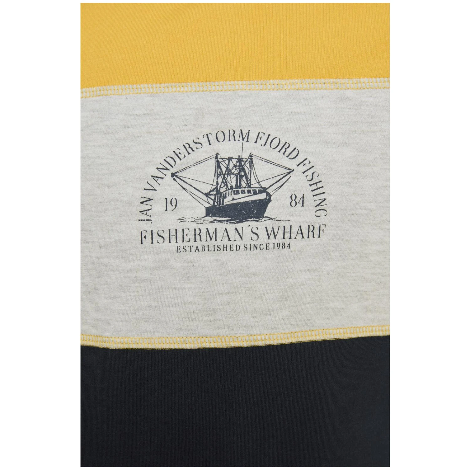 Sweatjacke PAULHARD Gelb Dunkelblau 6 Sweatjacke PAULHARD Gelb Dunkelblau – Bild 4