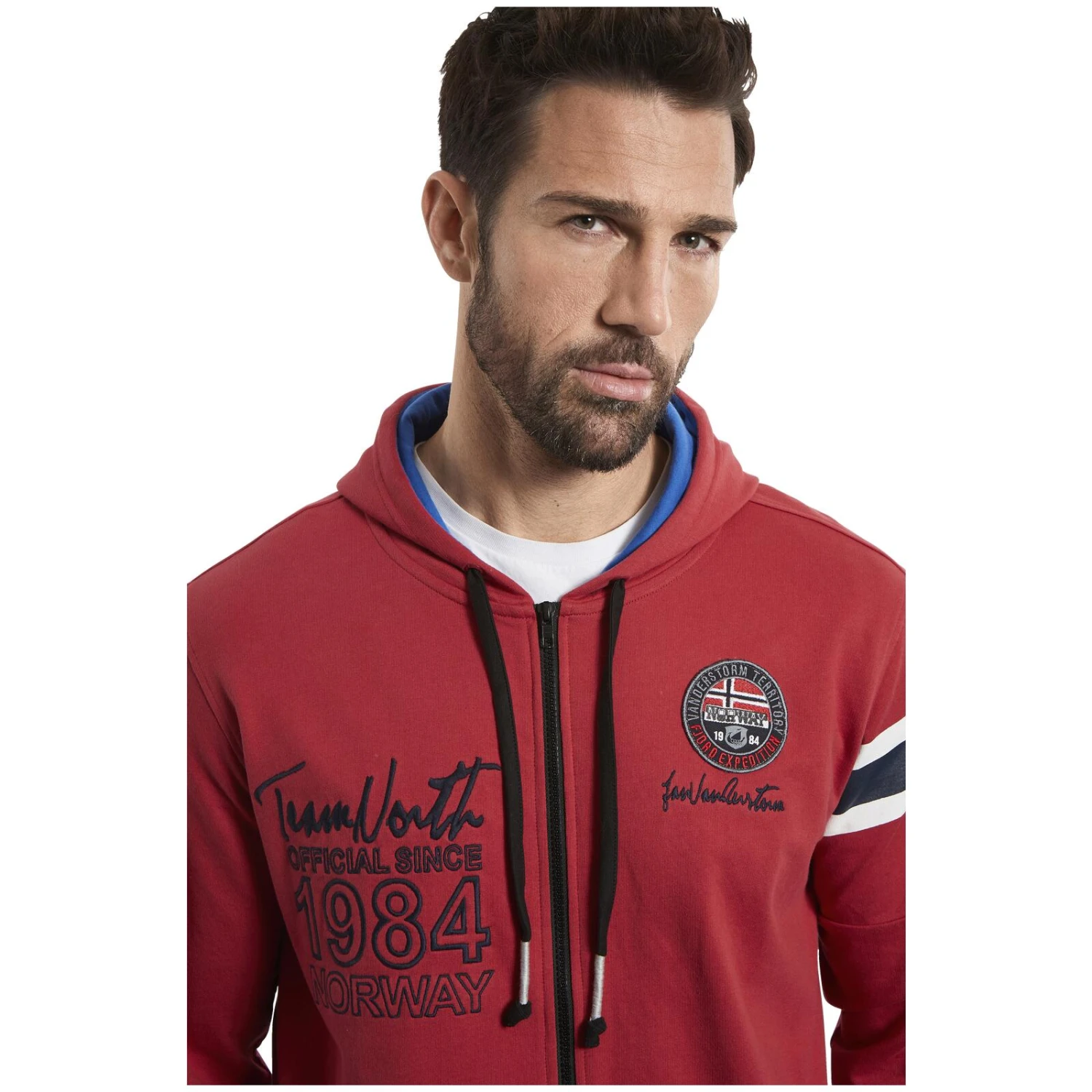 Sweatjacke ANTOO Rot 9 Sweatjacke ANTOO Rot – Bild 7