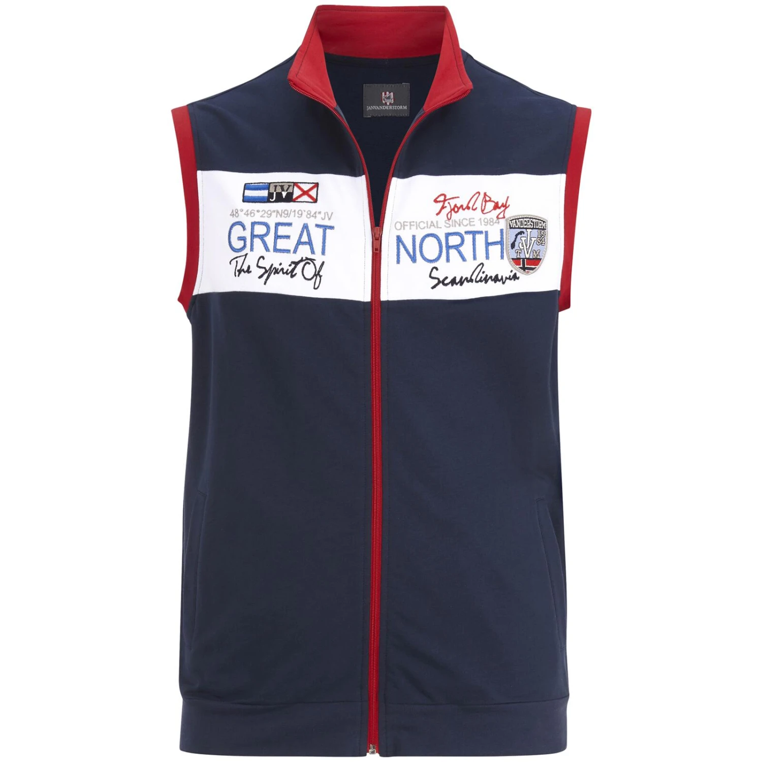 Sweatweste EJVIND Dunkelblau 3 Sweatweste EJVIND Dunkelblau