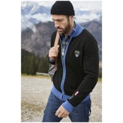 Strickjacke HERSKA Schwarz -Warme Kleidung server 1858