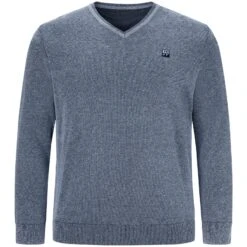 Pullover KEIMO Blau Melange