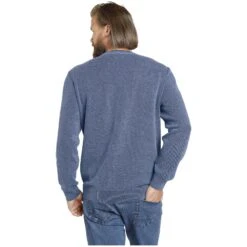 Pullover KEIMO Blau Melange -Warme Kleidung server 189
