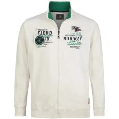 Sweatjacke BARUK Wollweiß