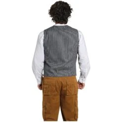 Weste TORVIND Blau Gestreift -Warme Kleidung server 1978