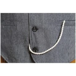 Weste TORVIND Blau Gestreift -Warme Kleidung server 1979