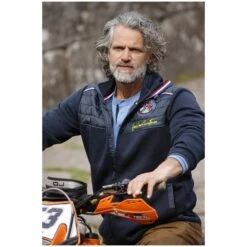 Strickfleecejacke STELLAN Dunkelblau -Warme Kleidung server 1989