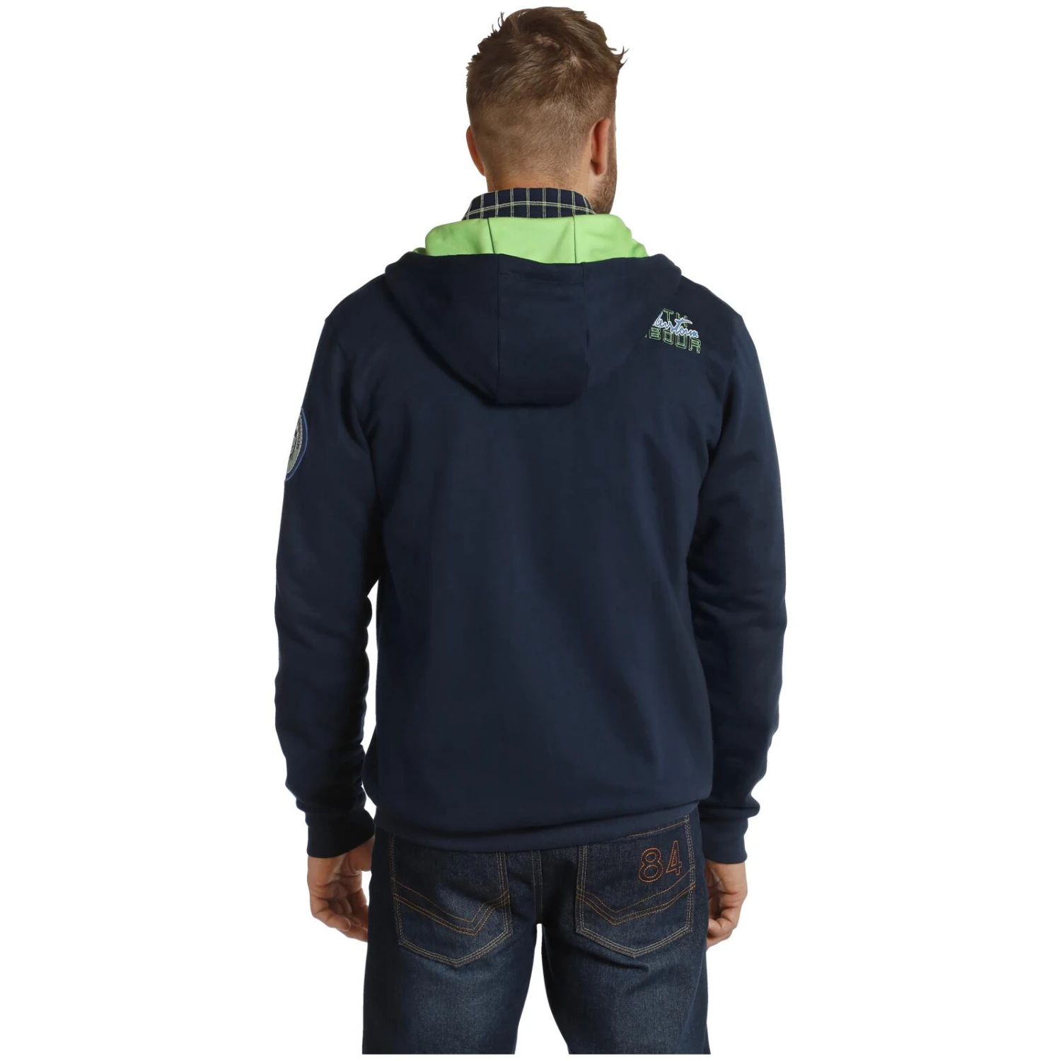 Sweatjacke STORR Dunkelblau 5 Sweatjacke STORR Dunkelblau – Bild 3