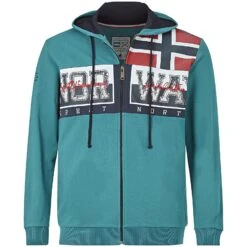 Sweatjacke ABBE Petrol