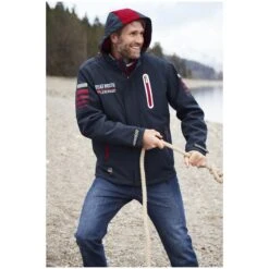 Softshelljacke HELGE Dunkelblau -Warme Kleidung server 2095