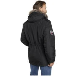 Outdoorjacke AJAN Schwarz -Warme Kleidung server 2103