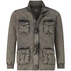 Sweatjacke GANGOLF Dunkelgrau