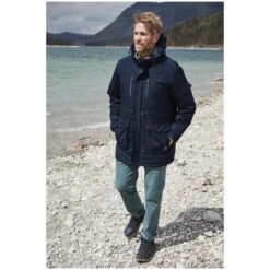 Jacke CASTEN Dunkelblau -Warme Kleidung server 2193