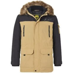 Parka JOKUM Beige Schwarz