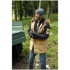 Parka JOKUM Beige Schwarz 17 Parka JOKUM Beige Schwarz -Warme Kleidung server 2232