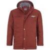Jacke JUHAPEKKA Dunkelrot