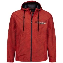 Jacke BENN Rot Bedruckt