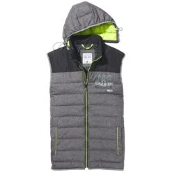 Outdoorweste ILKKA Grau Melange -Warme Kleidung server 2311