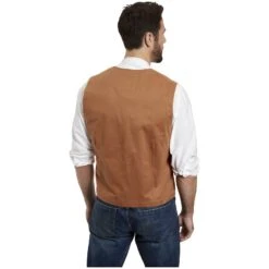 Weste BALDVINI Cognac -Warme Kleidung server 2351