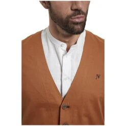 Weste BALDVINI Cognac -Warme Kleidung server 2352