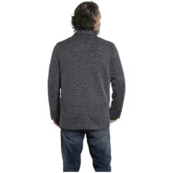 Jersey-Sakko ALBIN Dunkelblau Melange -Warme Kleidung server 2366