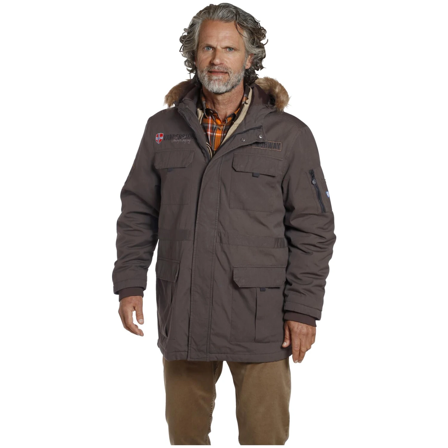 Parka DOLF Dunkelbraun 4 Parka DOLF Dunkelbraun – Bild 2