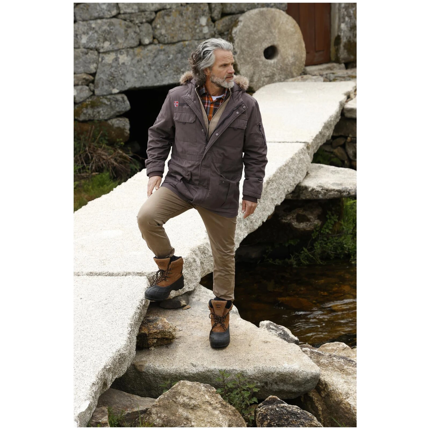 Parka DOLF Dunkelbraun 10 Parka DOLF Dunkelbraun – Bild 8