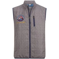 Steppweste HJALTE Beige Bedruckt