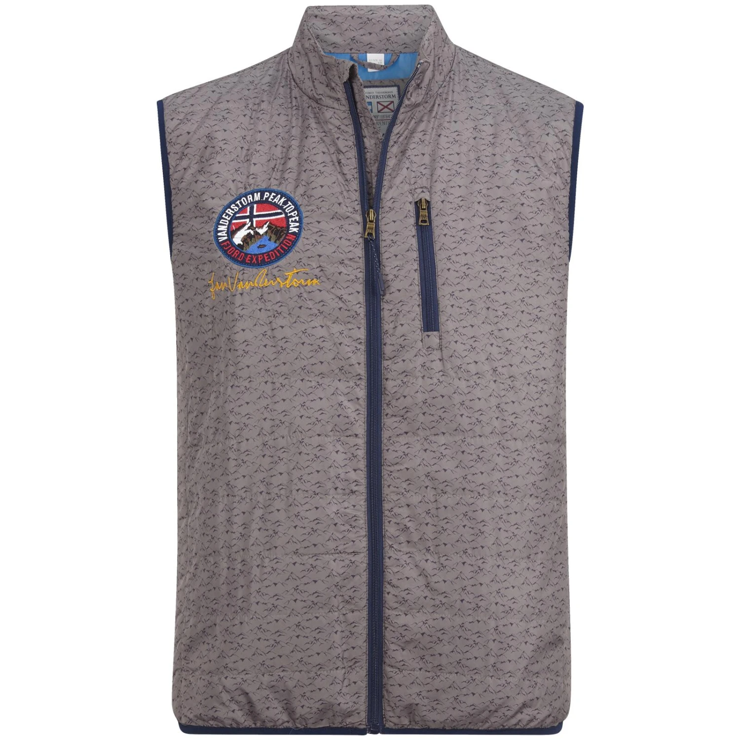 Steppweste HJALTE Beige Bedruckt 3 Steppweste HJALTE Beige Bedruckt