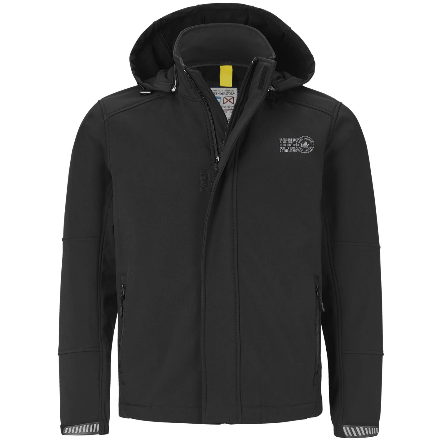 Softshelljacke MENNE Schwarz 3 Softshelljacke MENNE Schwarz