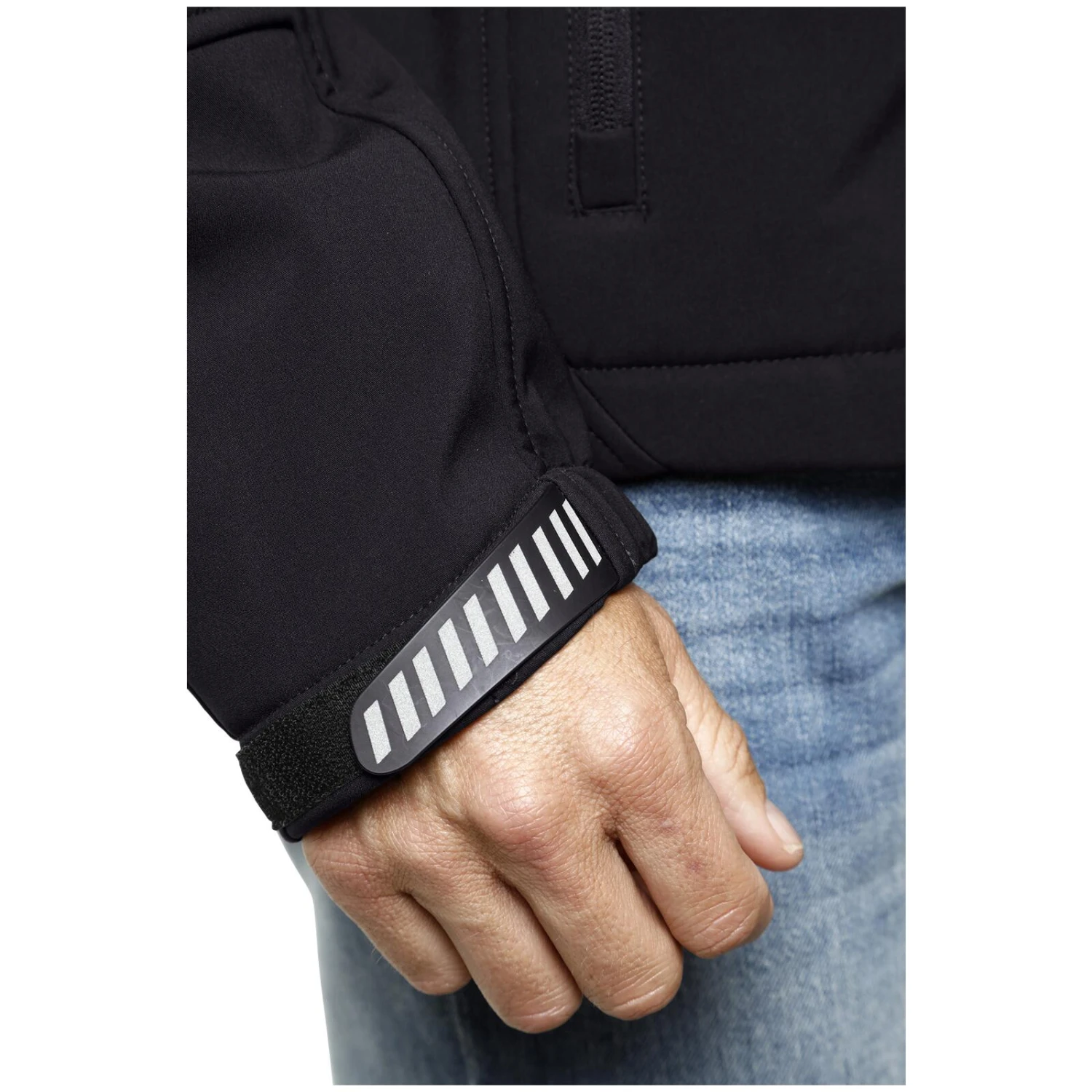 Softshelljacke MENNE Schwarz 7 Softshelljacke MENNE Schwarz – Bild 5