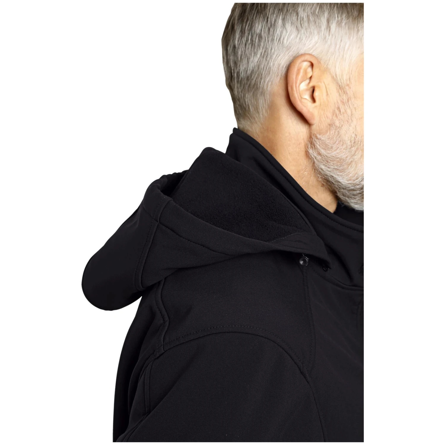 Softshelljacke MENNE Schwarz 8 Softshelljacke MENNE Schwarz – Bild 6