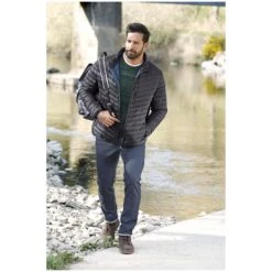 Steppjacke DANKRAD Schwarz -Warme Kleidung server 2508