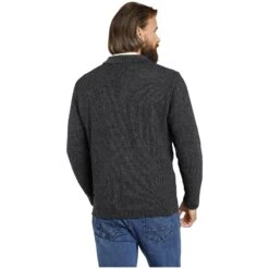 Strickjacke ASGER Dunkelgrau -Warme Kleidung server 2525