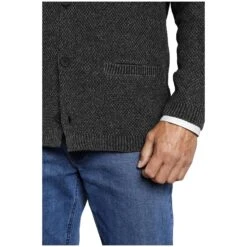 Strickjacke ASGER Dunkelgrau -Warme Kleidung server 2526