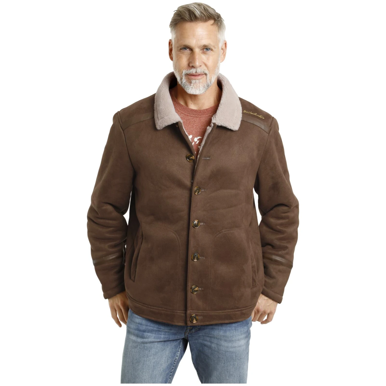 Jacke In Lederoptik LOTHAR Braun 4 Jacke In Lederoptik LOTHAR Braun – Bild 2