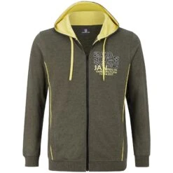 Sweatjacke BALSA Oliv Melange