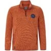 Fleece-Sweatshirt DAUBE Orange Melange