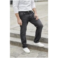 Tiefbundjeans JOEL Schwarz -Warme Kleidung server 2724