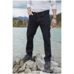 Tiefbundjeans MERVYN Dunkelblau -Warme Kleidung server 2739