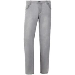 Tiefbundjeans SEIBOLD Hellgrau