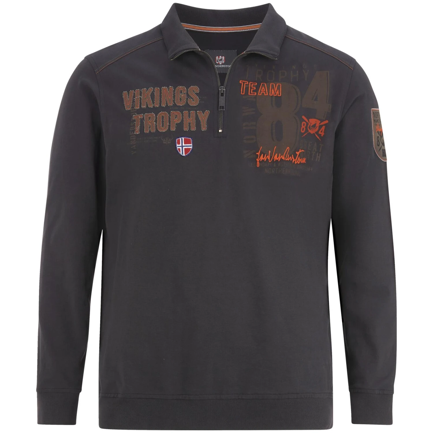 Sweatshirt THORALF Braun 3 Sweatshirt THORALF Braun