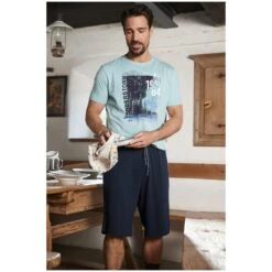 Sweatbermuda EDVARD Dunkelblau -Warme Kleidung server 2872