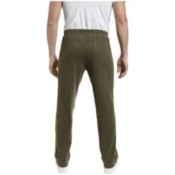 Jogginghose BALTASAR Oliv Melange -Warme Kleidung server 2973