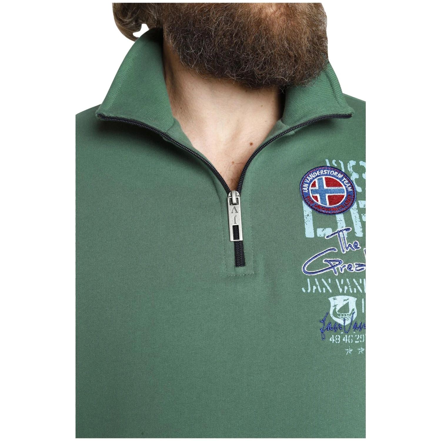 Sweatshirt STENKIL Grün 6 Sweatshirt STENKIL Grün – Bild 4