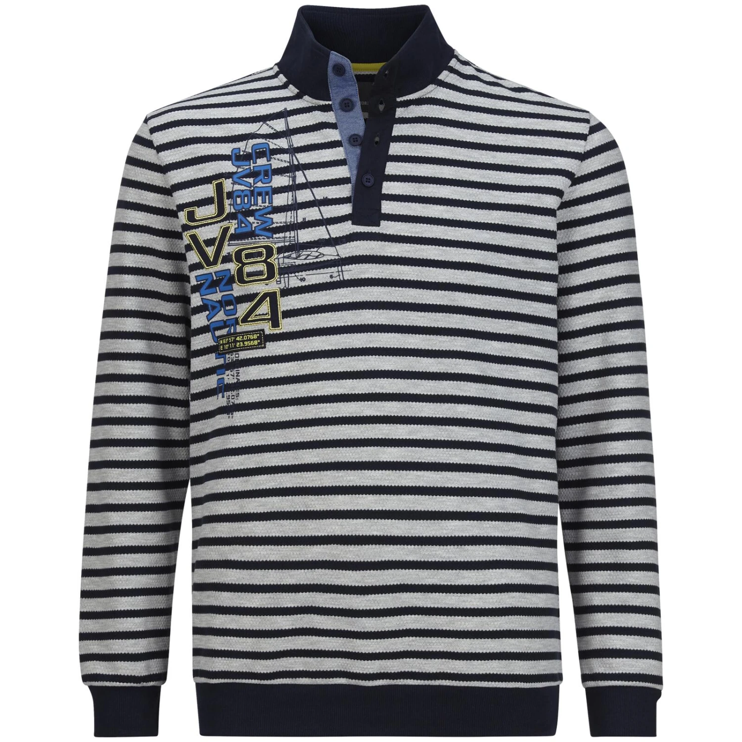 Sweatshirt FARTEIN Dunkelblau Gestreift 3 Sweatshirt FARTEIN Dunkelblau Gestreift