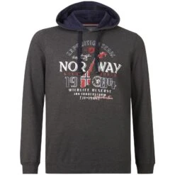 Sweatshirt HINRICUS Dunkelgrau Melange