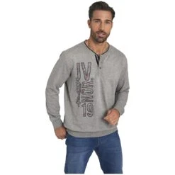 Sweatshirt GANDALV Grau Melange -Warme Kleidung server 405