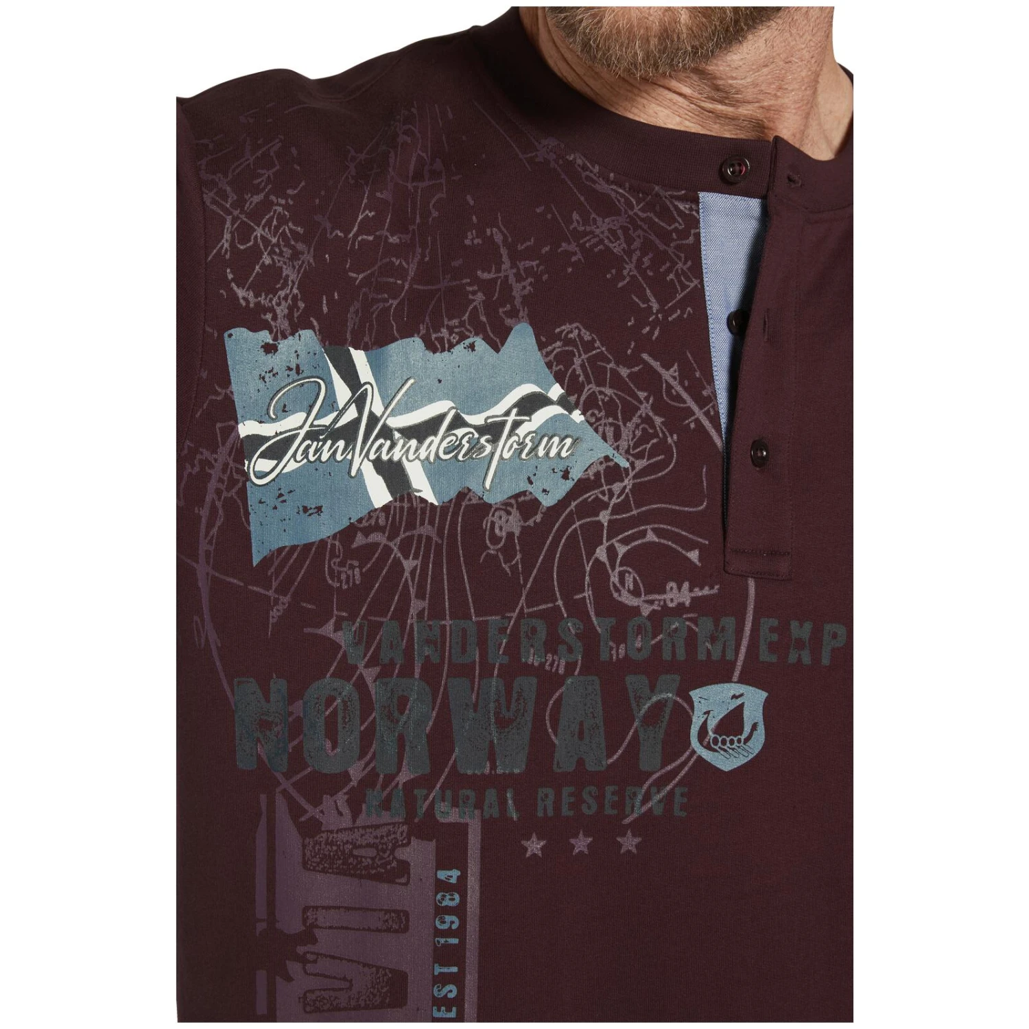 Sweatshirt FIONN Dunkelrot 8 Sweatshirt FIONN Dunkelrot – Bild 6