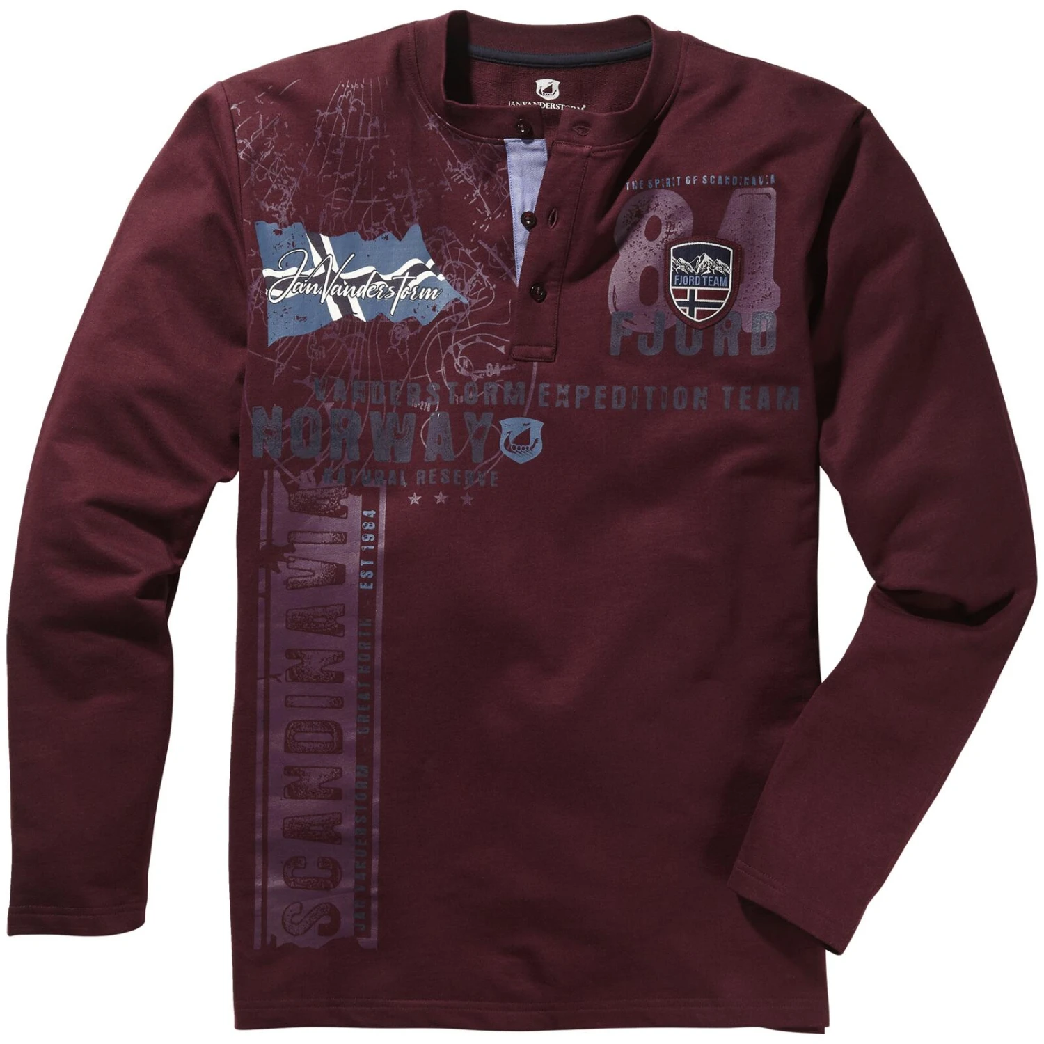 Sweatshirt FIONN Dunkelrot 10 Sweatshirt FIONN Dunkelrot – Bild 8